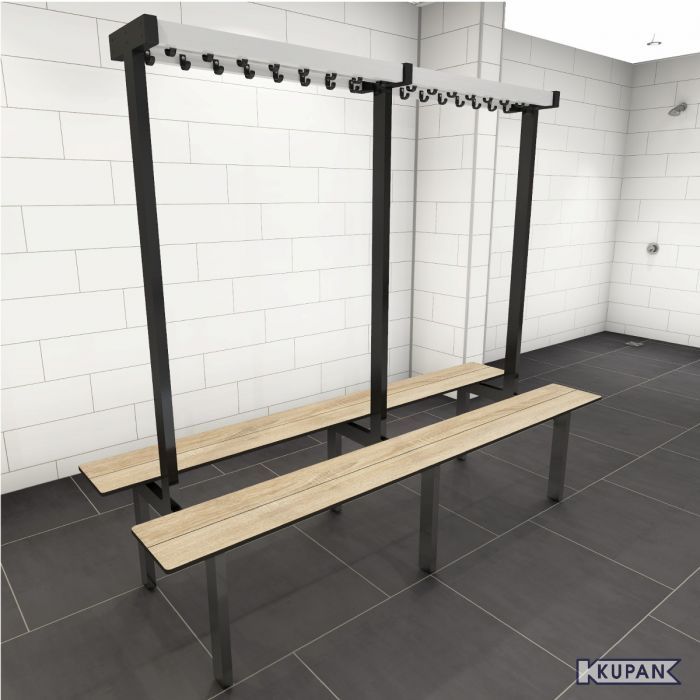 Kupan Umkleidebank Mit Garderobe Vbg 24023 S