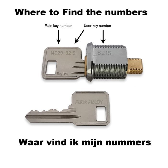ASSA cilinder sleutel 8450