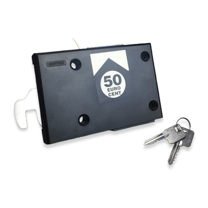 Assa Coin return Lock with fixed cylinder