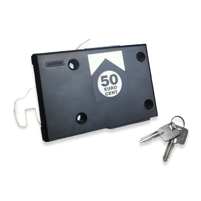 Assa Coin return Lock with exchange cylinder