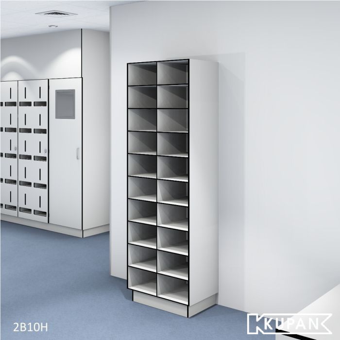 10 vakken, Open vakkenkast, Lab furniture, Schoenenrek, schoenenkast voor kleedruimte, Pharma, cleanroom, Hygiënesluis, land en tuinbouw, Horticulture , university