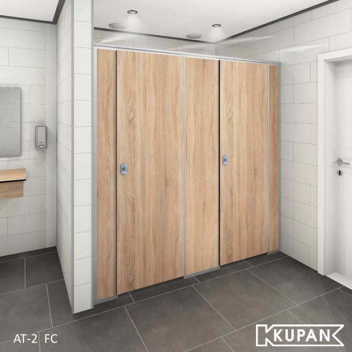 Sanitaire wanden op maat met soft close, zelf monteren, of door kupan montage-specialisten laten monteren
