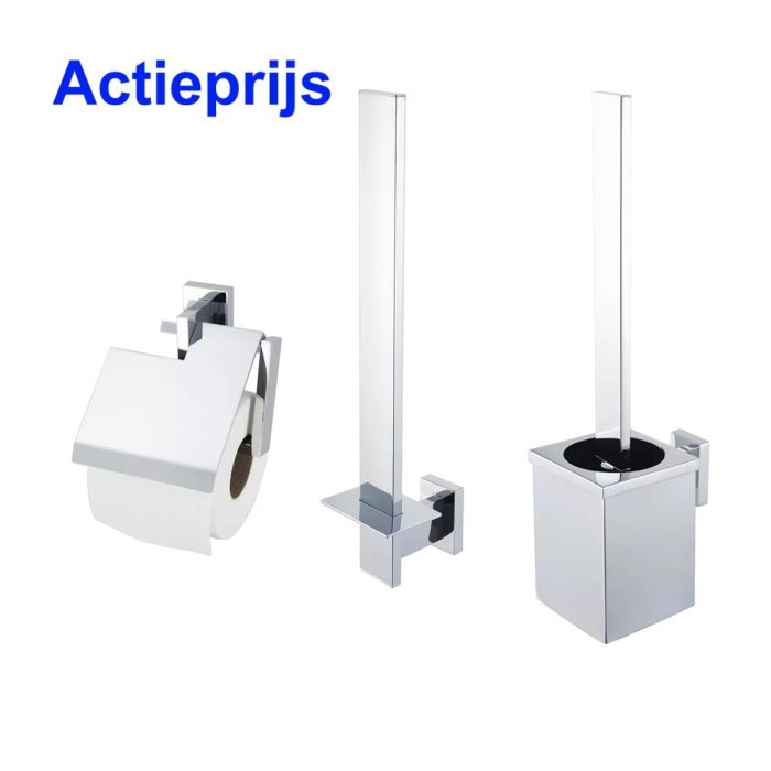 set Korting
Haceka Edge toiletset Chroom,
Haceka Edge toiletborstel houder 1208681
Haceka Edge toiletrolhouder met klep 1208678
Haceka Edge reserve toiletrolhouder 1208440

