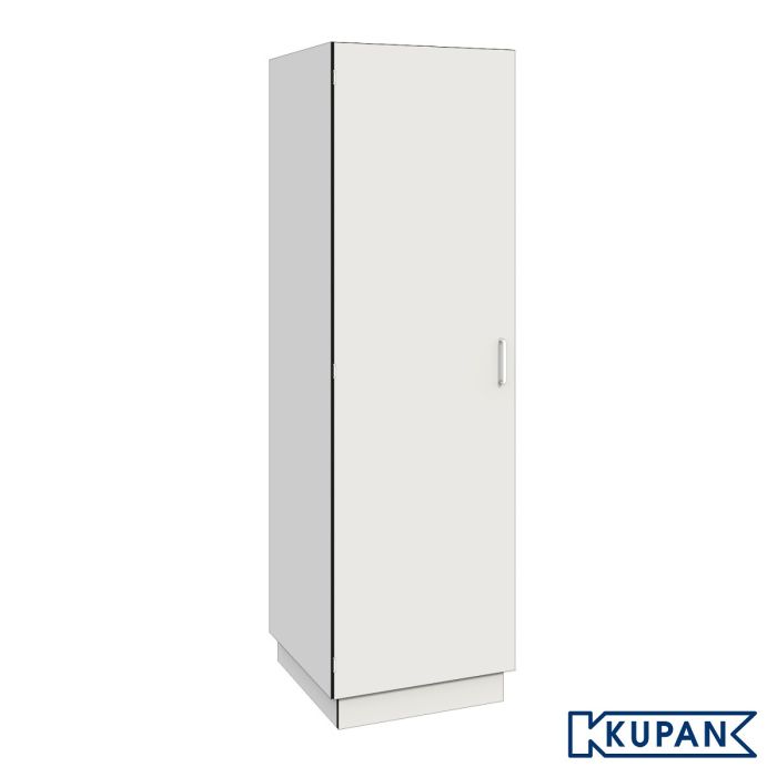 Hogekast 1-deurs met vast schap – Compact HPL – geschikt voor cleanrooms