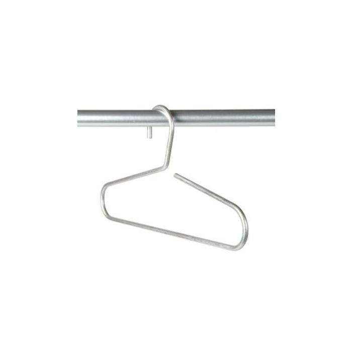 Hygiënische RVS kledinghanger voor foodindustrie (vlees, vis, zuivel), farmacie en cleanrooms. Past op Ø33,7 mm buis. Levertijd: ca. 15 werkdagen
