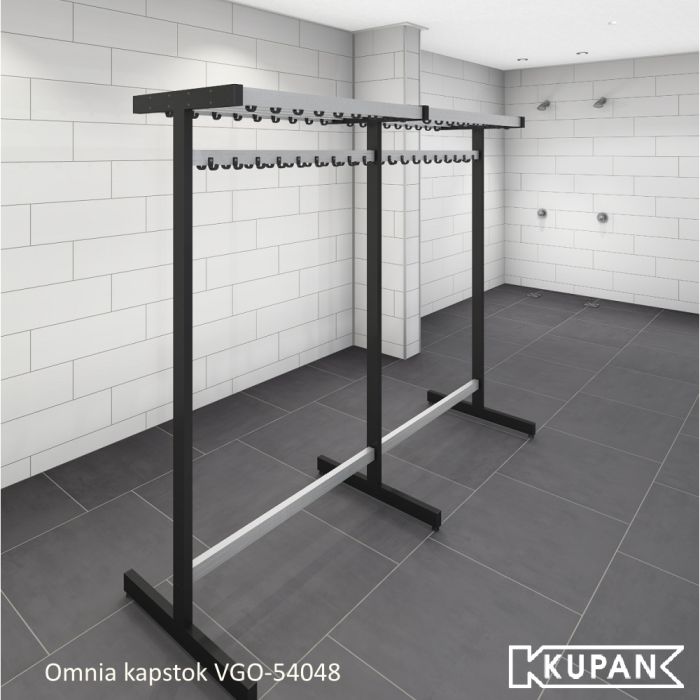 Vrijstaande dubbele kapstok