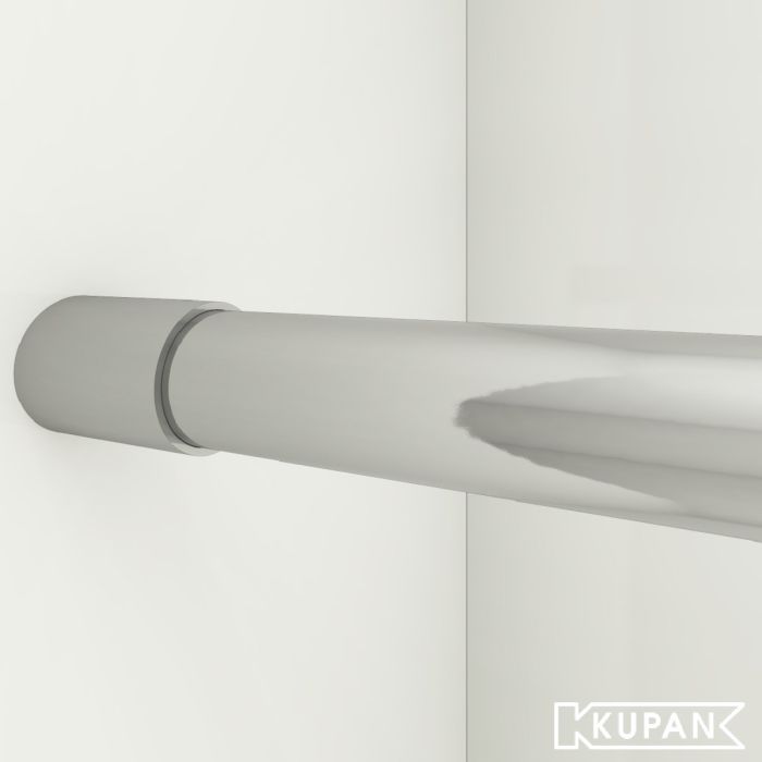 RVS kledingstang Ø33,7 mm met muurflenzen" title="RVS 316 kledingstang Ø33,7 mm – met muurflenzen