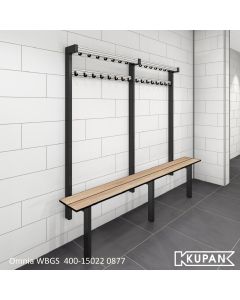 Kleedkamer wandbank WBGS 15022
