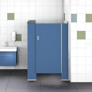 kleuter, peuter, kindvriendelijke, KDV toilet, wc wanden 