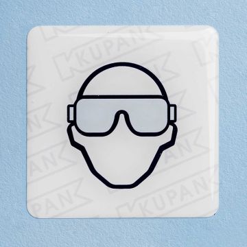3D Aufkleber für Schutzbrille