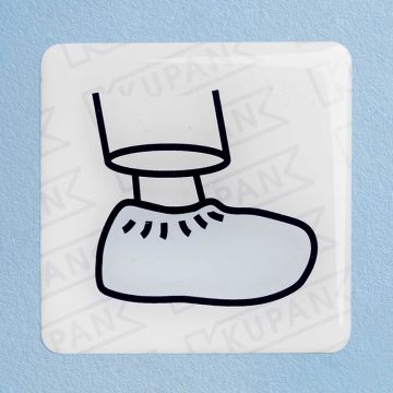 3D Aufkleber für Schuhüberzieher