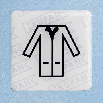 3D Aufkleber für Einwegjacke
