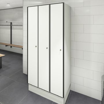 Kupan hoge HPL locker 1820mm x 300mm voor kleedruimtes en personeelslockers