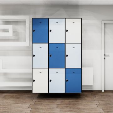 3TL-400 Lockers ( 9 doors)