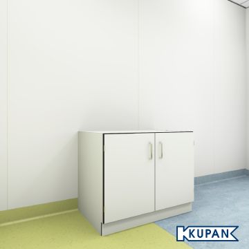 Laboratorium Kast Links draaiend, Compact HPL
