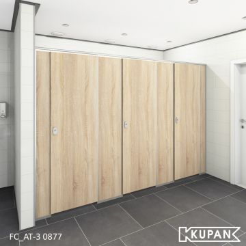 Sanitaire Scheidingswanden voor toiletten met softclose