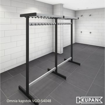Vrijstaande dubbele kapstok