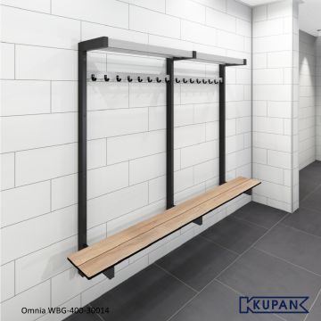 Kleedkamer Wandbank WBG 30014
