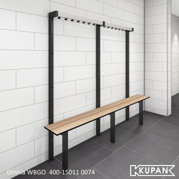 Gymzaal kapstok met Bank