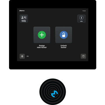 Metra Touch Display 10 for Lockers and locker-management