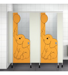 sanitaire wanden kinderen
toiletruimtes basisschool
kindertoiletten op school
toiletinrichting voor jonge kinderen
Kindvriendelijke kleuter toiletcabine,
WC-tje voor kinderen