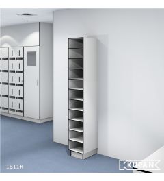 Personalschleusen Schuh schrank im GMP-Bereich der Reinraumklasse E bis B nach ISO 14644-1 von der Klasse 9 bis 4. Spendersysteme, 
Ausführungen: Umkleideschränke, Sitover, Abwurfschränke, Entnahmeschränke