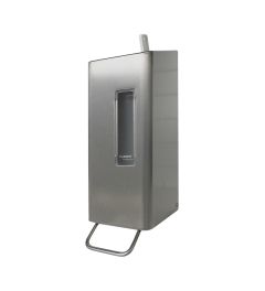 zeepdispenser, RVS zeepdispenser, wandmontage, SanTRAL zeepdispenser, anti-fingerprint, hygiëne, navulbare zeepdispenser, sanitaire accessoires, zeepdispenser 600 ml
