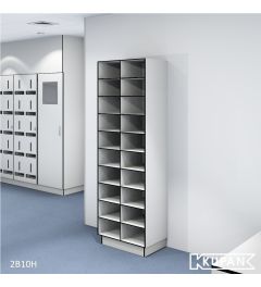 10 vakken, Open vakkenkast, Lab furniture, Schoenenrek, schoenenkast voor kleedruimte, Pharma, cleanroom, Hygiënesluis, land en tuinbouw, Horticulture , university