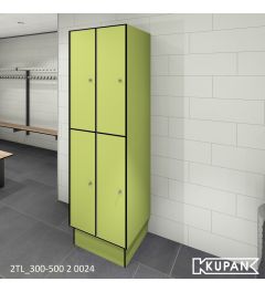Kupan hoge Compact HPL locker 1820mm x 300mm voor kleedruimtes en personeelslockers, geschikt voor elektronisch pincode slot
