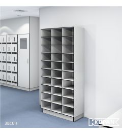Schuh Schrank 10 x X
Schuh Schrank labor reinraum

Material: Kompakt-HPL
10 bis 30 Fächer
Maße: von 276 bis 1050 x 400 x 1920mm (L x B x H)
Fach Höhe: 173 mm
Fach Breite: 250 mm