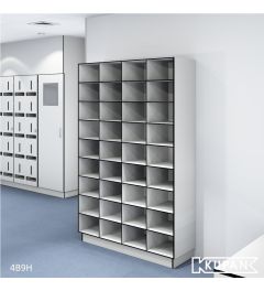 Open vakkenkast, open shelve gowning-room, Schoenenrek, schoenenkast voor kleedruimte, Pharma, cleanroom, Hygiënesluis, land en tuinbouw, Horticulture 