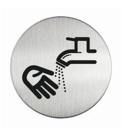 Kupan door sign wash hands