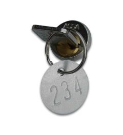Aluminium Nummerschild mit ring