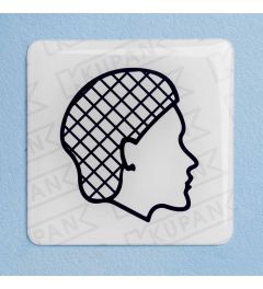 Domed Sticker for disposable Cap