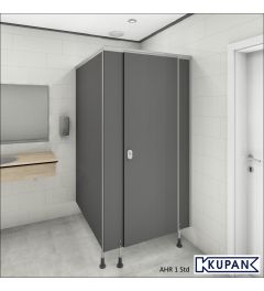 Sanitaire toilet wanden 
