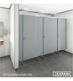 Toiletcabine sanitaire wanden met softclose Volkern