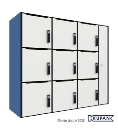 E-PowerLocker Laptop, laadstation, powerBox Ladestation, E_Laptop-PowerLocker, Notebook