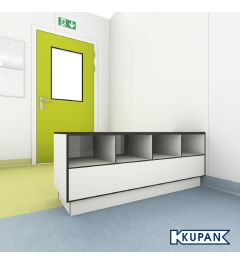 twee-zijdige overstapbank Compact HPL