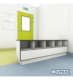 twee-zijdige overstapbank Compact HPL