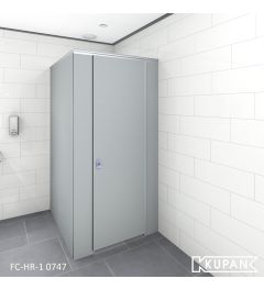 WC cabine sanitaire wanden met Softclose deursluiting