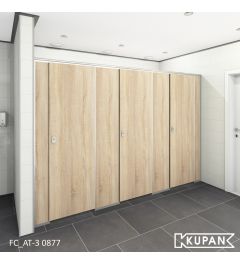 Sanitaire Scheidingswanden voor toiletten met softclose