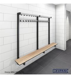 Kleedkamer wandbank type WBG 15022