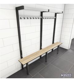 Kleedkamer banken, voetbal, handbal, hockey, tennis, rugby, golf, korfbal, zwemmen, turnen, fitness